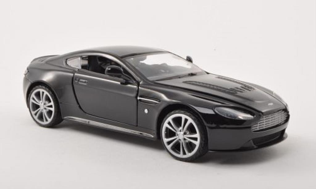 Aston Martin V12 Vantage 1/24 Motormax Vantage black LHD diecast model cars