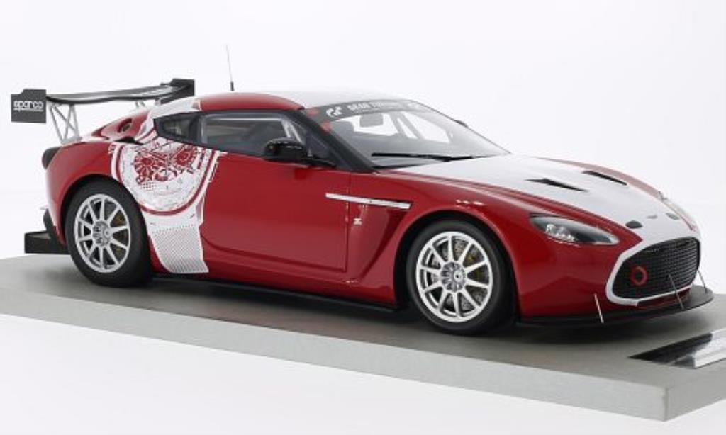 Aston Martin V12 Zagato 1/18 Tecnomodel Zagato Test Version Nurburgring 2011 diecast model cars