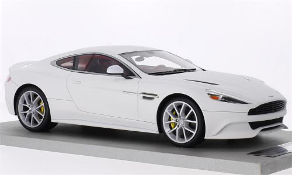 Aston Martin Vanquish 1/18 Tecnomodel Coupe matt-white diecast model cars