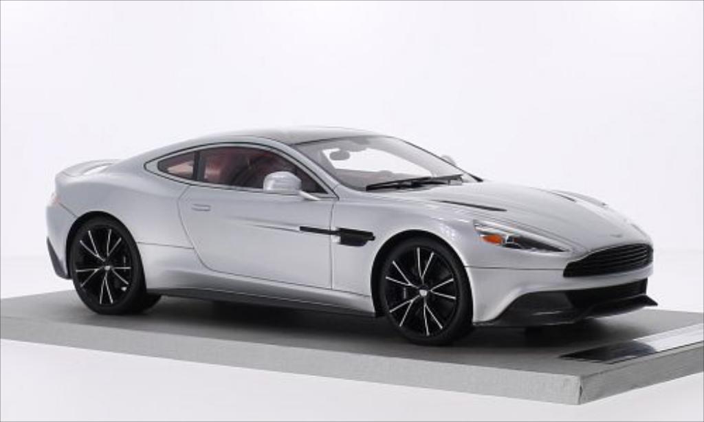 Aston Martin Vanquish 1/18 Tecnomodel Coupe grey/black diecast model cars