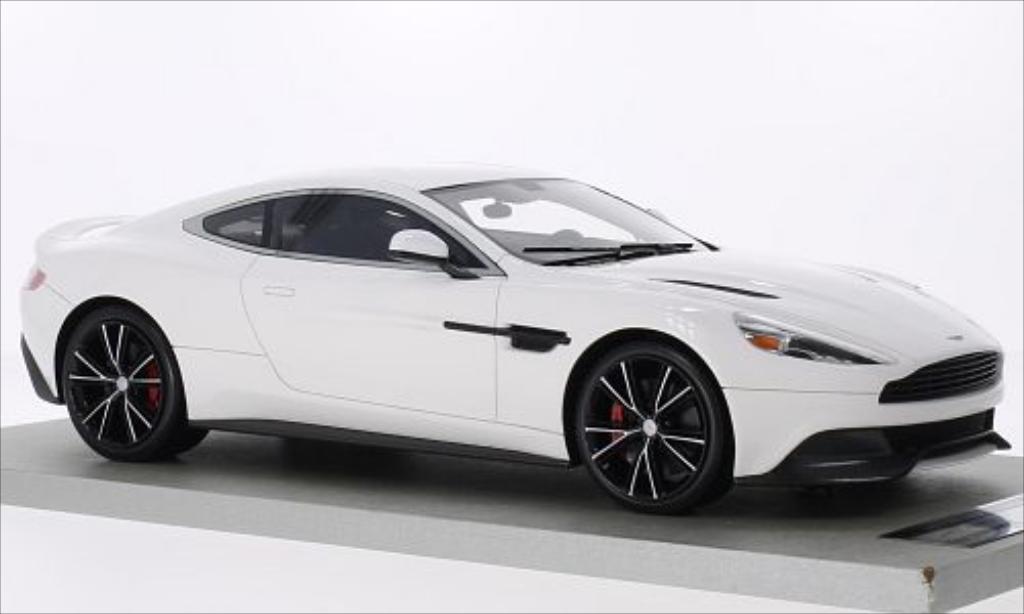 Aston Martin Vanquish 1/18 Tecnomodel Coupe white diecast model cars