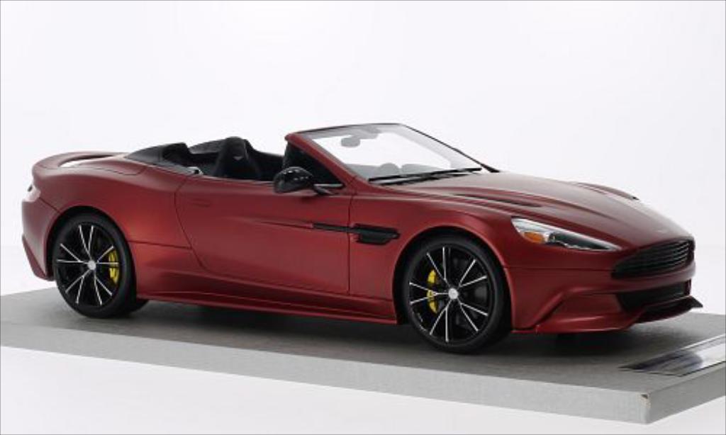 Aston Martin Vanquish 1/18 Tecnomodel Volante matt-red 2014 diecast model cars
