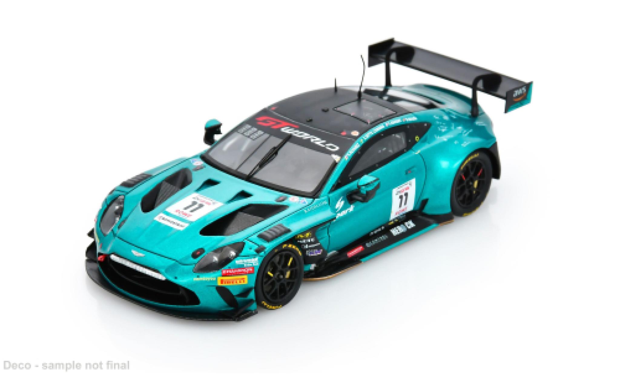 Aston Martin Vantage 1/43 Spark AMR GT3 EVO 24h Spa 2025 comtoyou Racing #11 F.Jousset/B.Sousa 1:43 diecast model cars