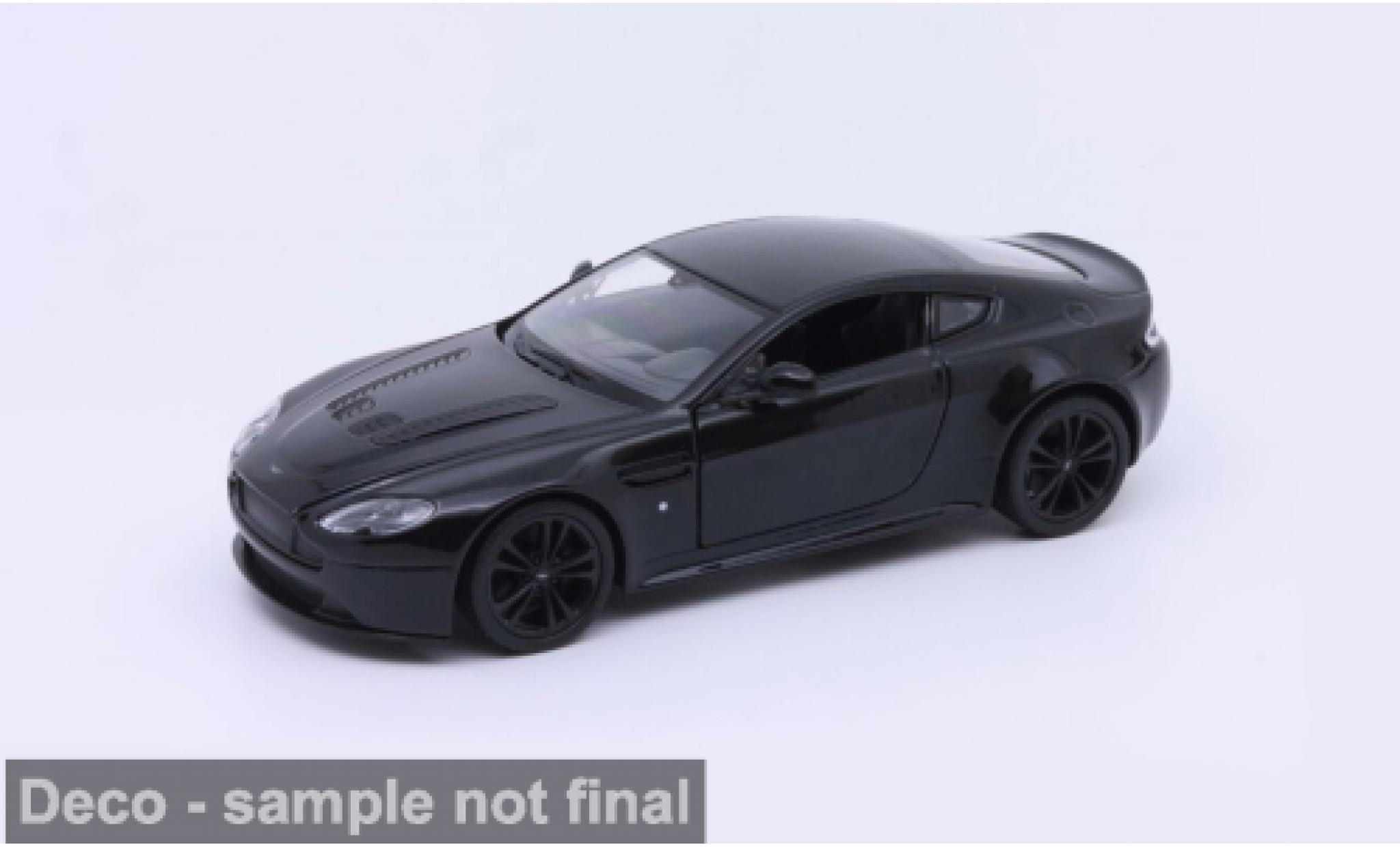 Aston Martin Vantage 1/24 Welly black 1:24 diecast model cars