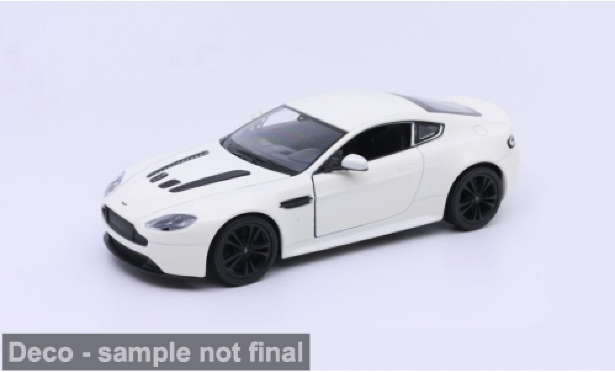 Aston Martin Vantage 1/24 Welly white 1:24 diecast model cars
