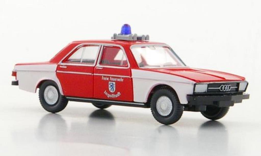 Audi 100 1/87 Wiking Freiwillige Fire brigade Ingolstadt diecast model cars