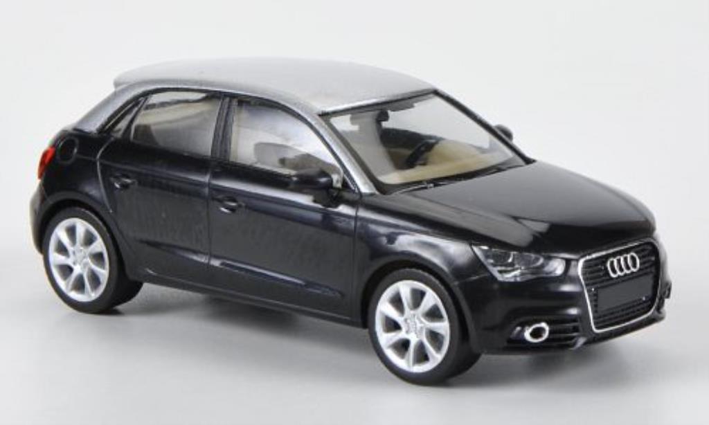 Audi A1 1/87 Herpa Sportback black/grey diecast model cars