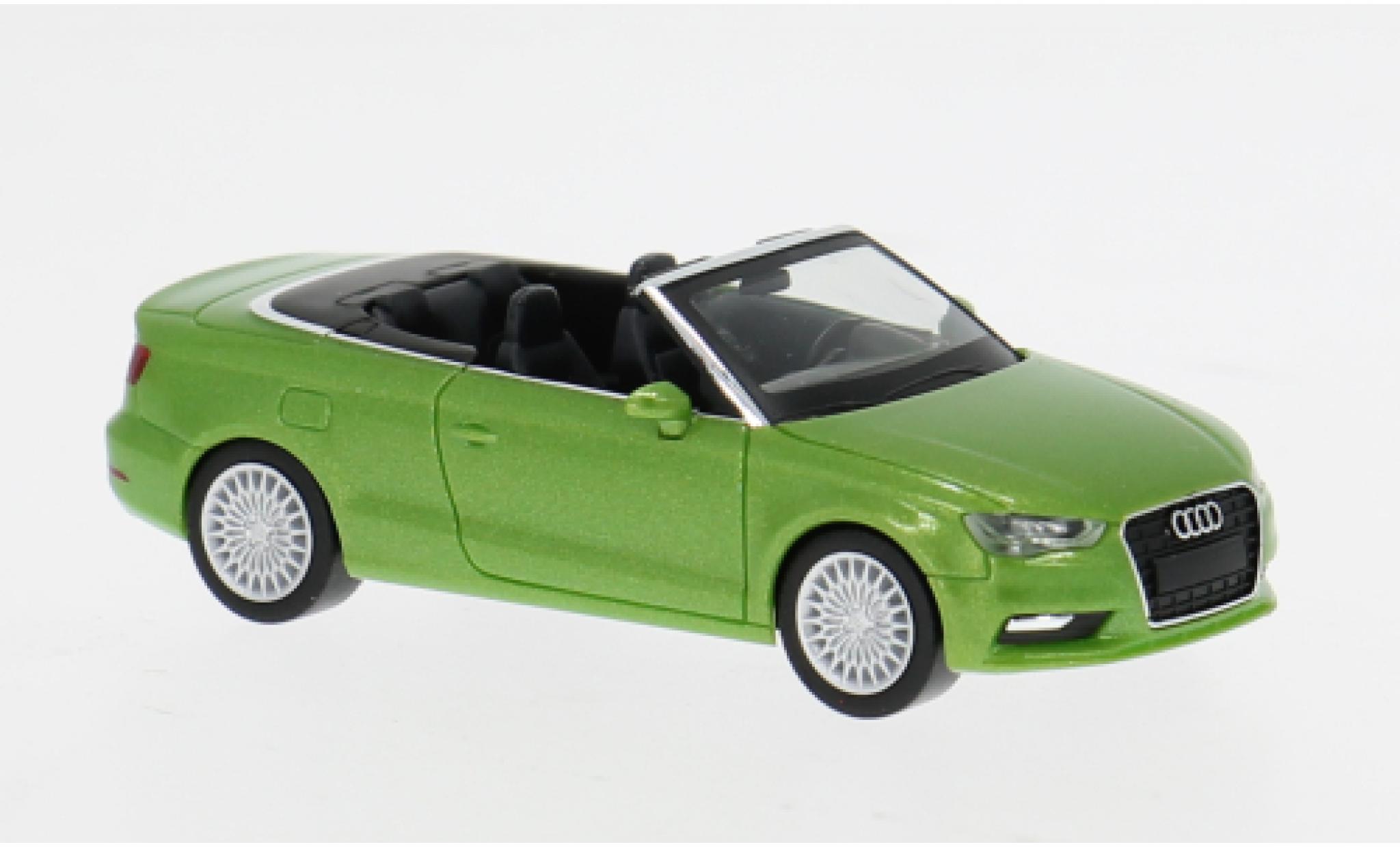 Audi A3 1/87 Herpa Convertible green 1:87 diecast model cars