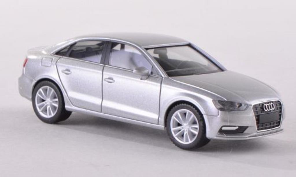 Audi A3 1/87 Herpa Limousine eisgrey diecast model cars