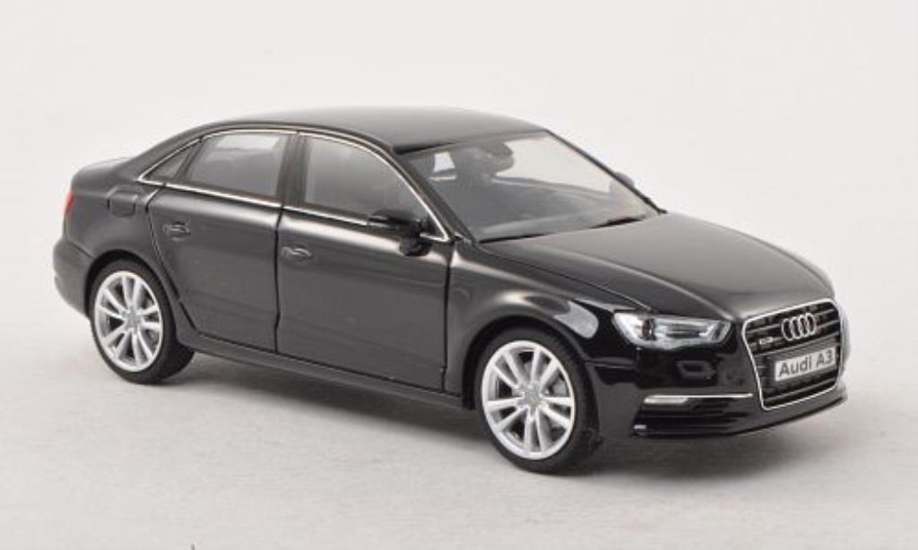 Audi A3 1/43 Herpa Limousine black diecast model cars
