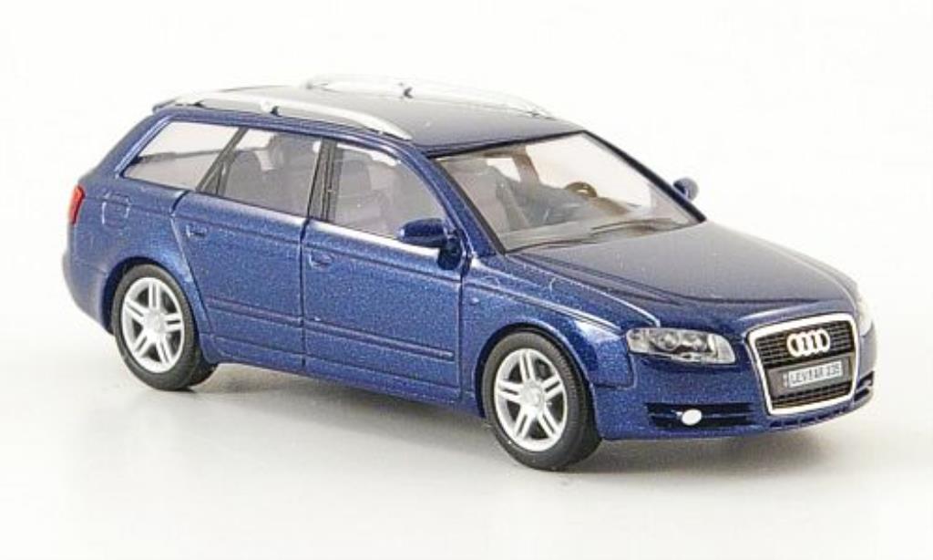 Audi A4 Avant 1/87 Busch Avant blue Facelift 2005 diecast model cars