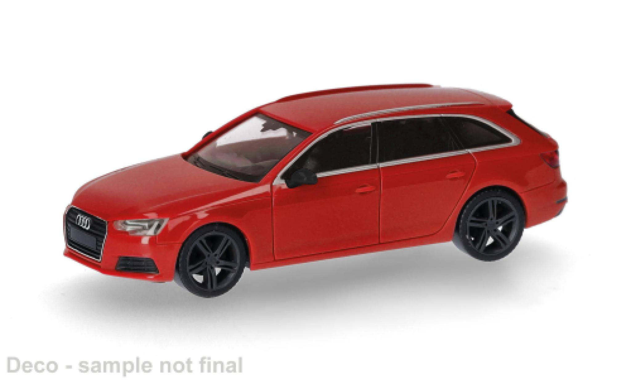 Audi A4 1/87 Herpa Avant red 1:87 diecast model cars
