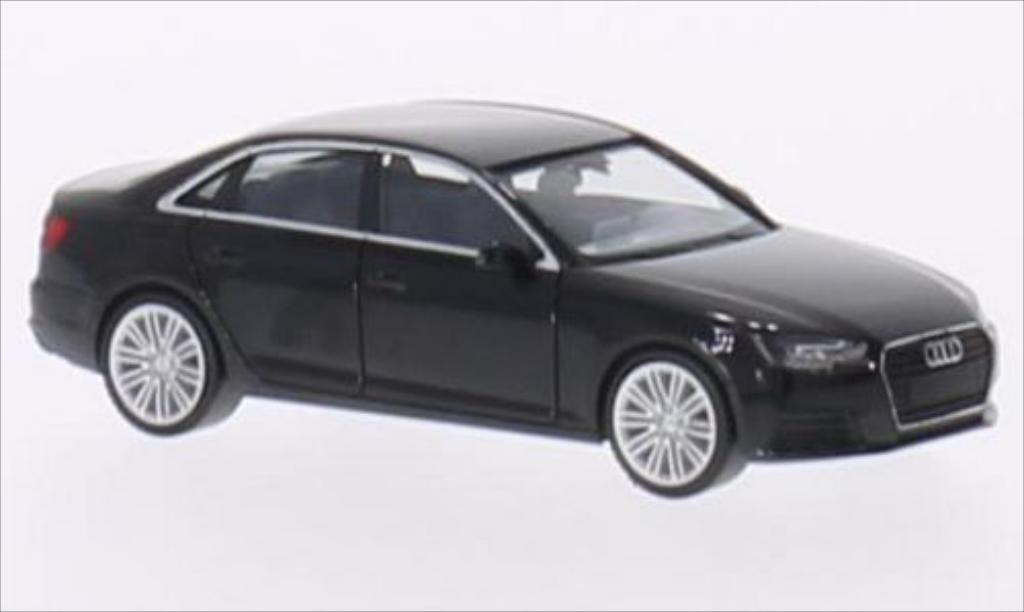Audi A4 1/87 Herpa (B9) black 2015 diecast model cars