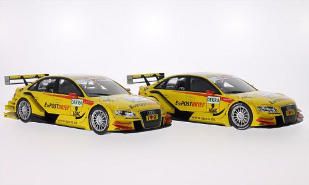 Audi A4 DTM 1/18 Norev DTM yellow No.9 EPost Brief DTM 2011 diecast model cars