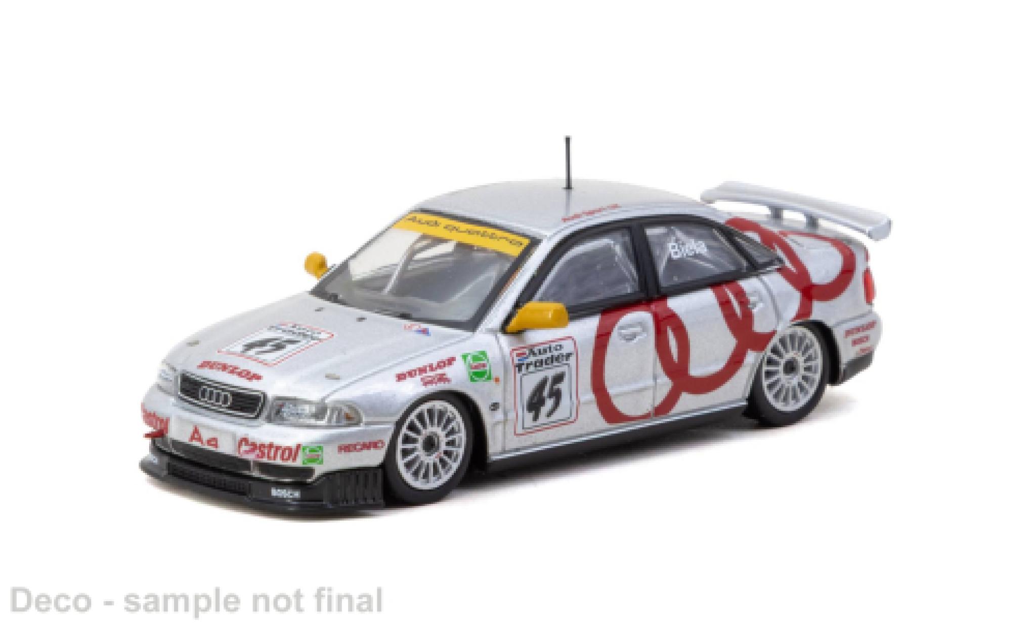 Audi A4 1/64 Tarmac Works Quattro BTCC 1996 #45 F.Biela 1:64 diecast model cars
