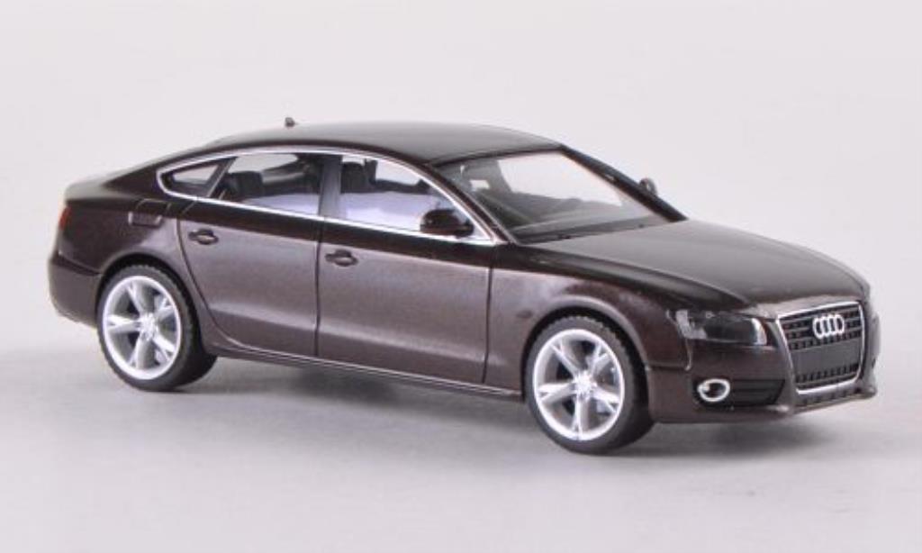 Audi A5 1/87 Herpa Sportback met-.brown diecast model cars