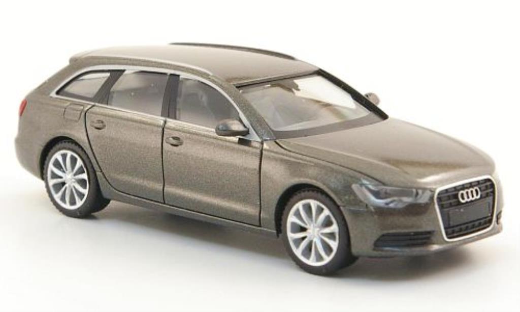 Audi A6 Avant 1/87 Herpa Avant (C7) grey 2011 diecast model cars