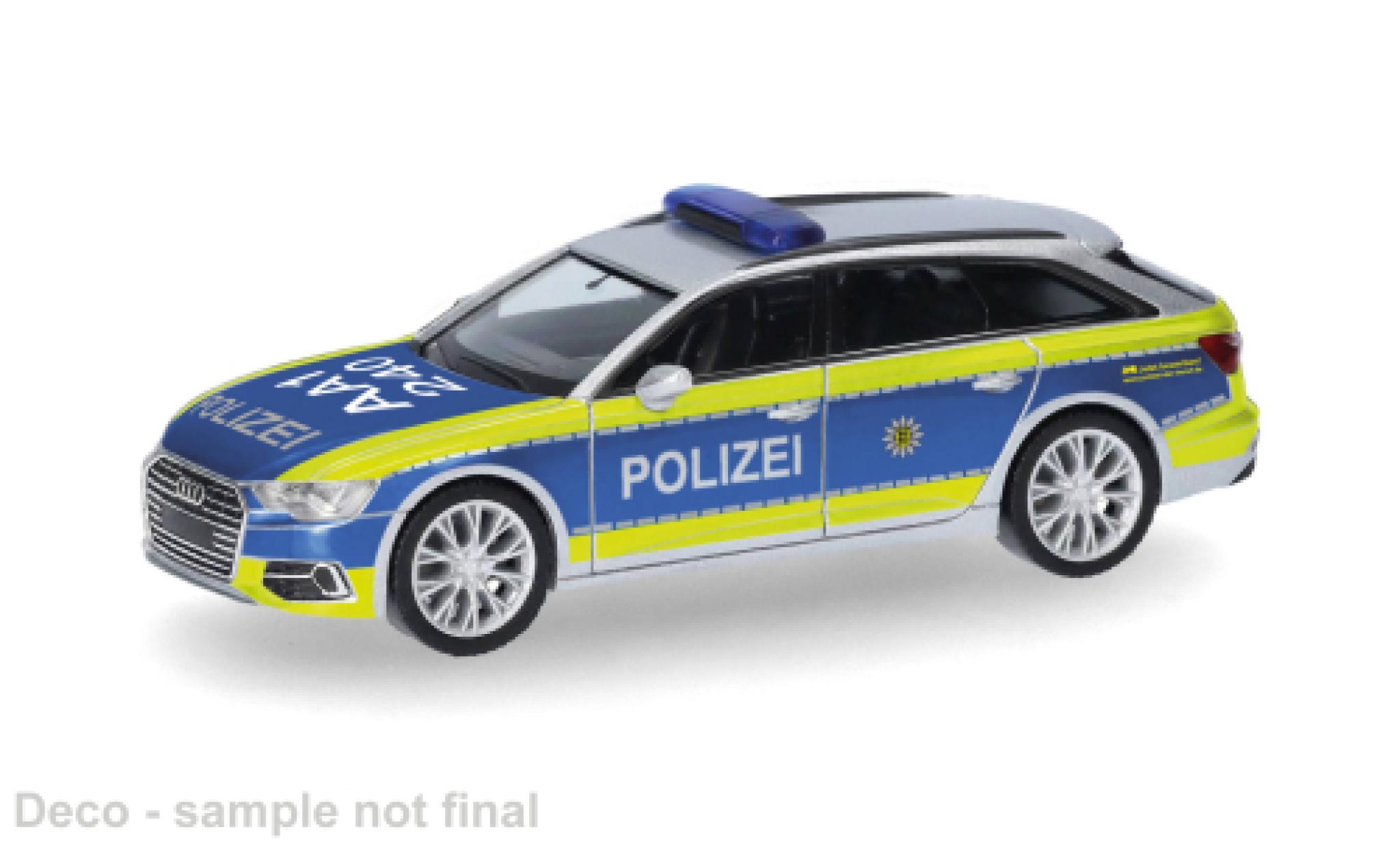 Audi A6 1/87 Herpa Avant Police Baden-W&uuml;rttemberg 1:87 diecast model cars