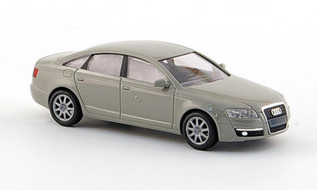 Audi A6 1/87 Busch Limousine grey diecast model cars