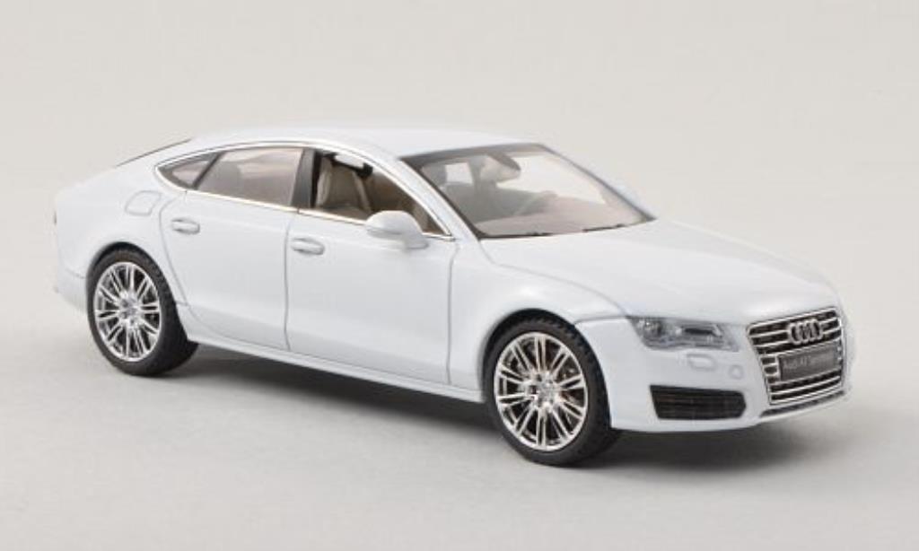 Audi A7 1/43 Kyosho Sportback white diecast model cars