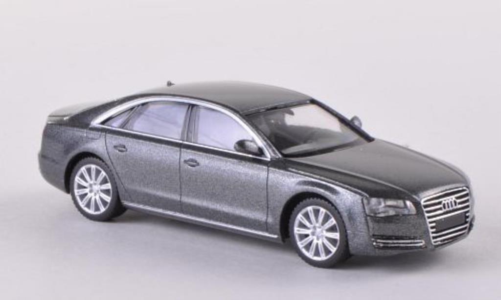 Audi A8 1/87 Herpa (D4) grey 2012 diecast model cars