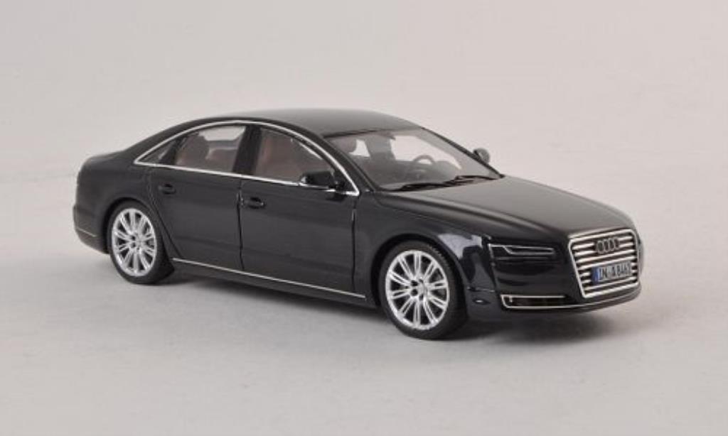Audi A8 1/43 Spark blue 2014 diecast model cars