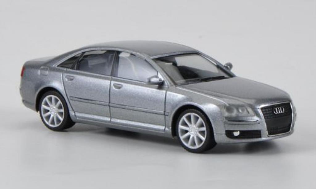 Audi A8 1/87 Herpa grey 2005 diecast model cars