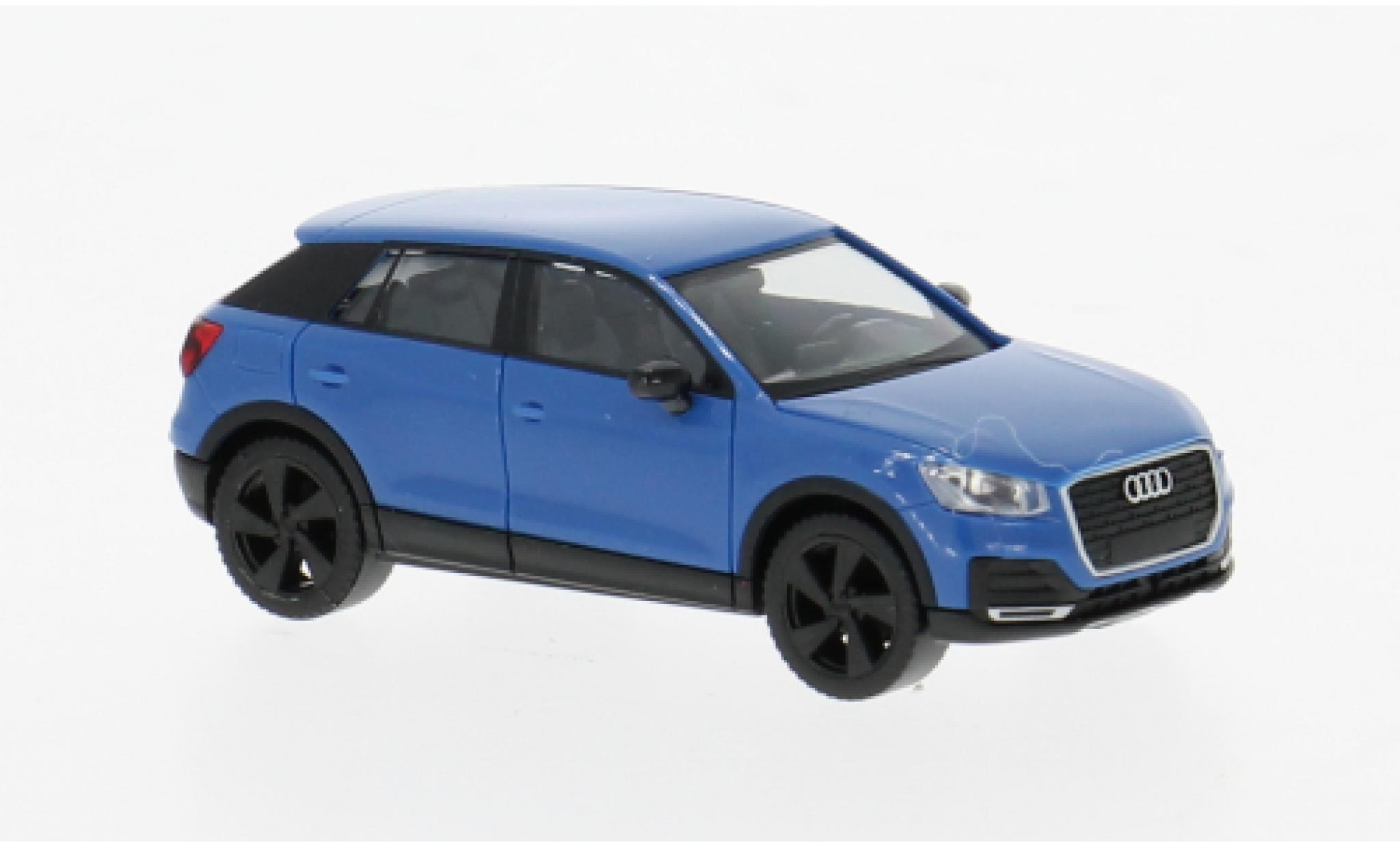 Audi Q2 1/87 Herpa blue 2016 1:87 diecast model cars