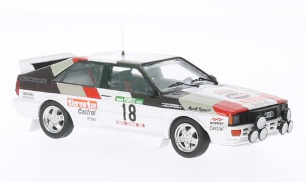 Audi Quattro 1/43 Trofeu No.18 thermo ton Rally Portugal 1982 /P.Diekmann diecast model cars