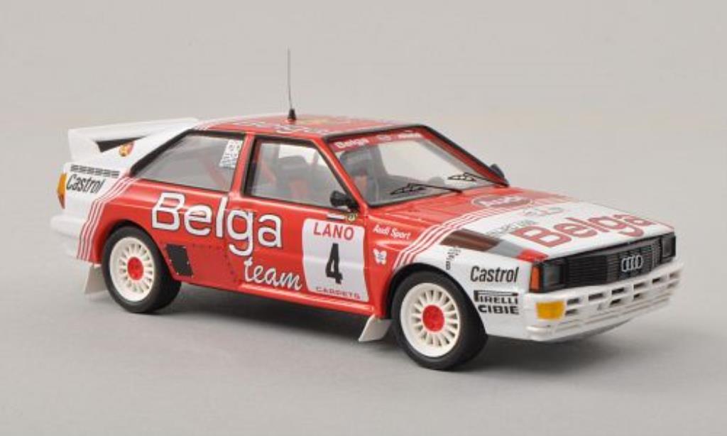 Audi Quattro 1/43 Trofeu No.4 Belga Rally Ypern 1983 /W.Lux diecast model cars