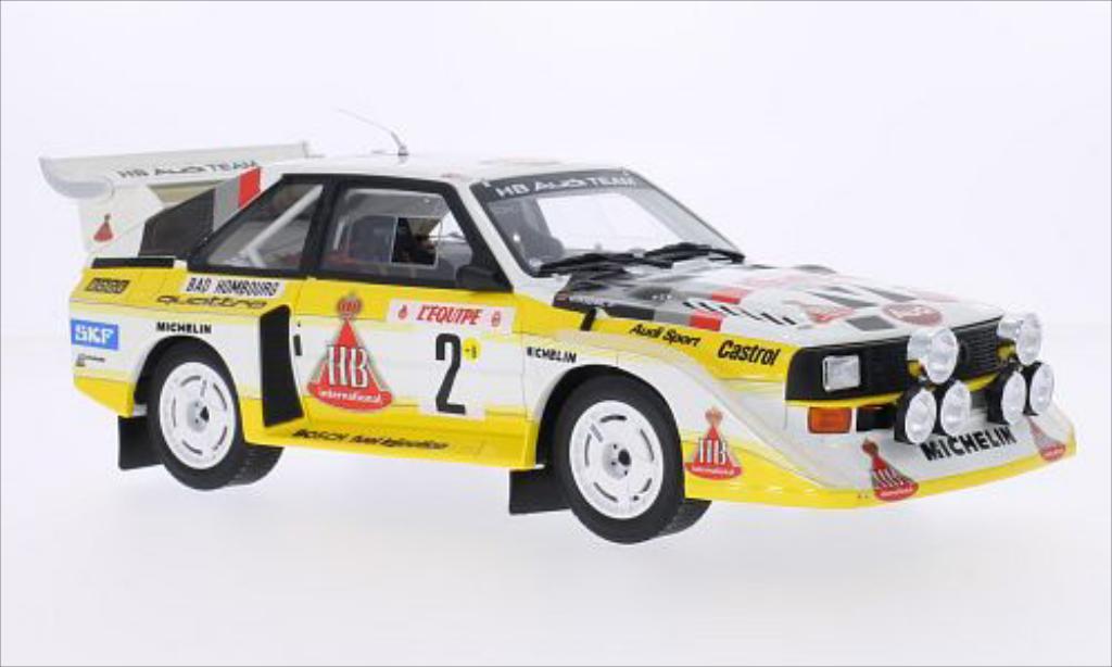 Audi Quattro 1/18 Ottomobile S1 No.2 Team Rally Monte Carlo 1986 /C.Geistdorfer diecast model cars