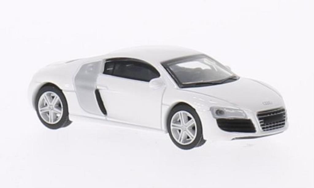 Audi R8 1/64 Schuco Coupe white diecast model cars