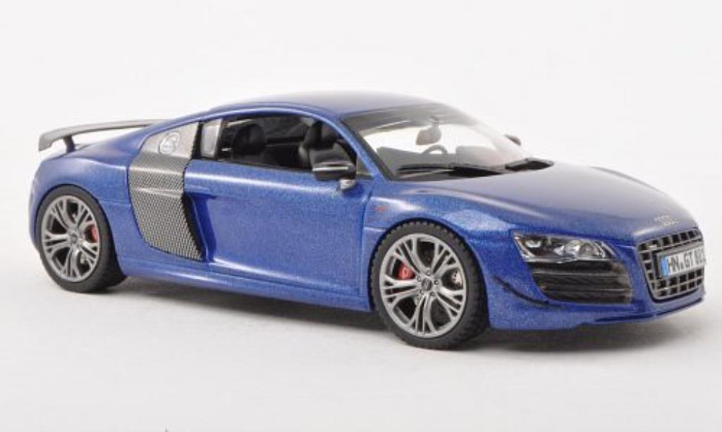 Audi R8 GT 1/43 Schuco GT blue/carbon diecast model cars
