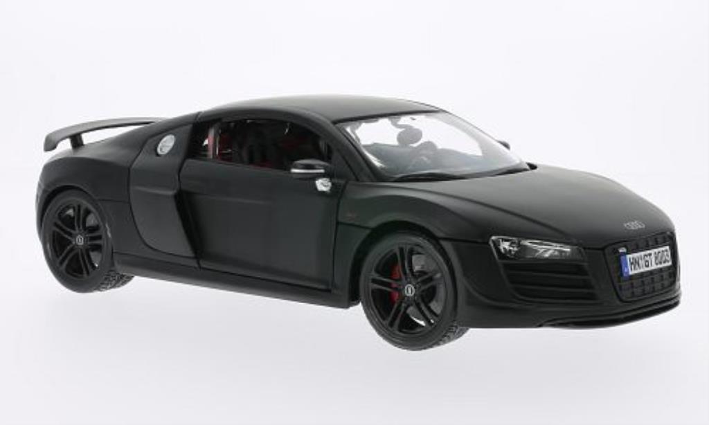 Audi R8 1/18 Maisto GT3 matt-black diecast model cars
