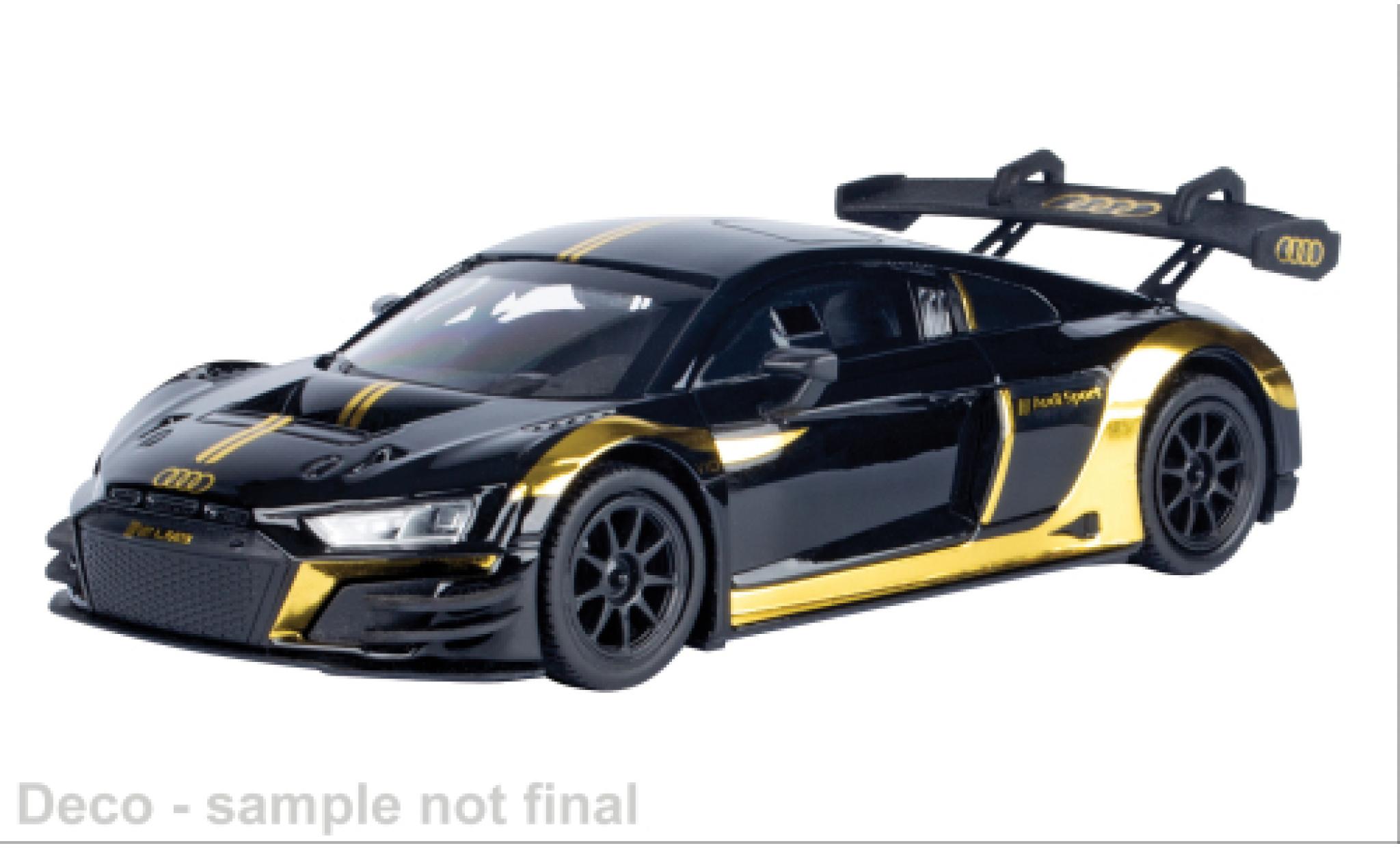 Audi R8 1/24 Motormax LMS GT3 black/gold 1:24 diecast model cars