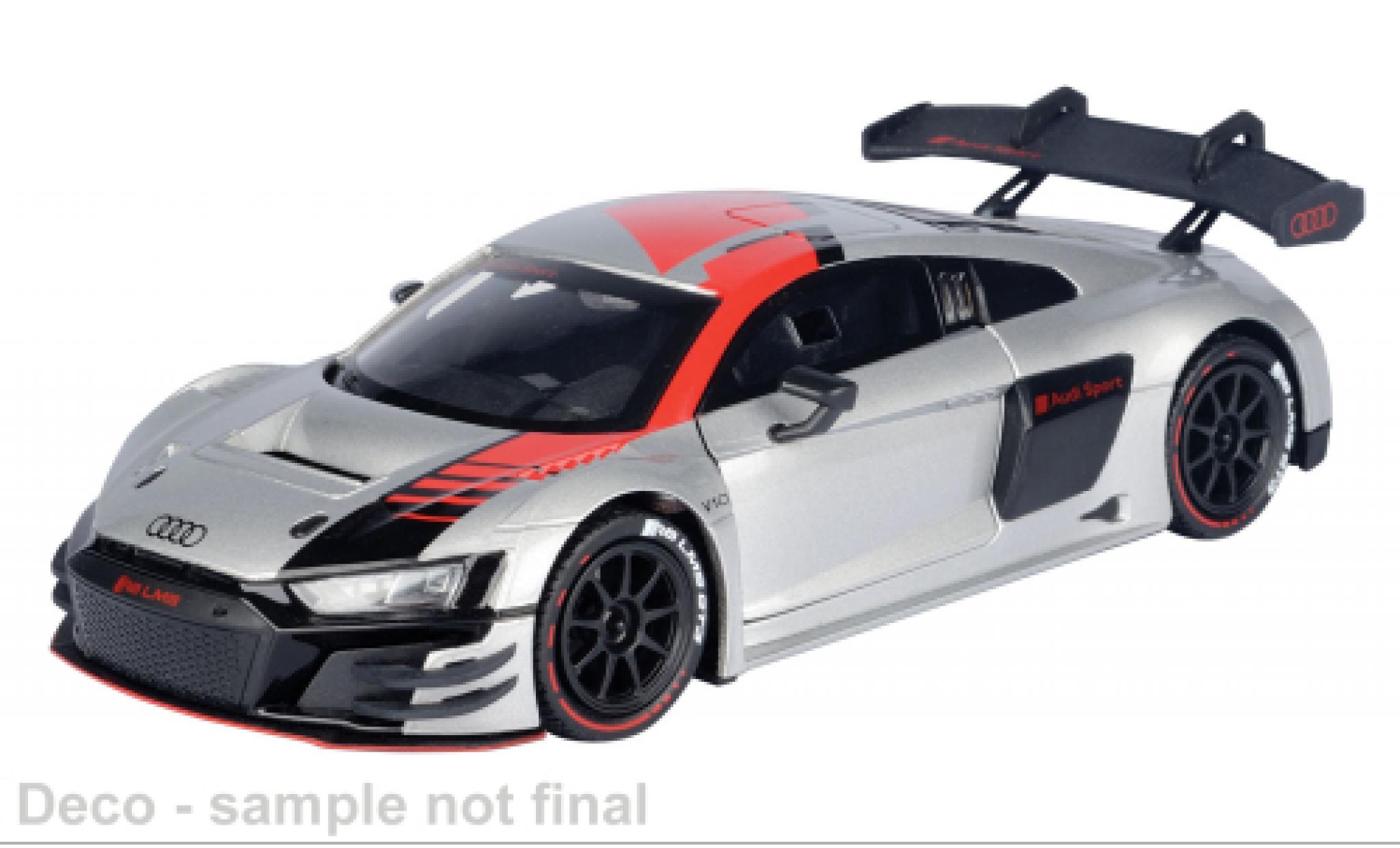 Audi R8 1/24 Motormax LMS GT3 silver/Dekor 1:24 diecast model cars