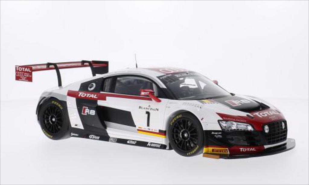 Audi R8 LMS 1/18 Spark LMS Ultra No.1 Belgian Club Team WRT 24h Spa 2014 diecast model cars
