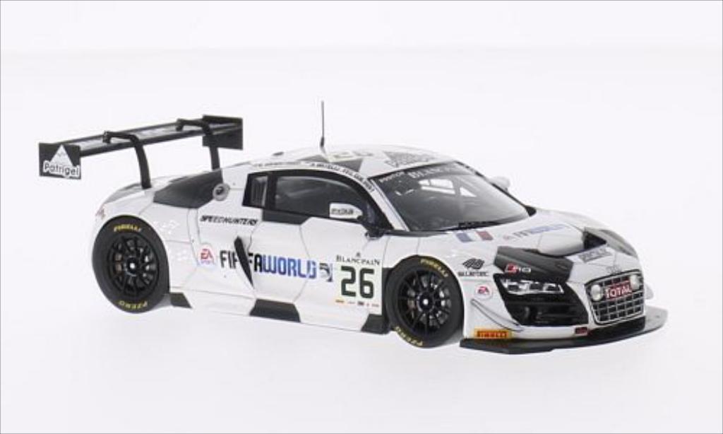Audi R8 LMS 1/43 Spark LMS Ultra No.26 Sainteloc Racing 24h Spa 2014 /G.Guilvert diecast model cars