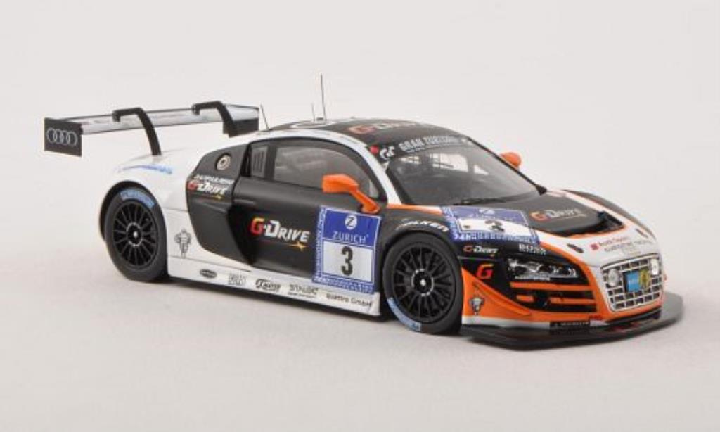 Audi R8 LMS 1/43 Spark LMS Ultra No.3 G-Drive Racing by Phoenix 24h Nurburgring 2013 /R.Rusinov diecast model cars