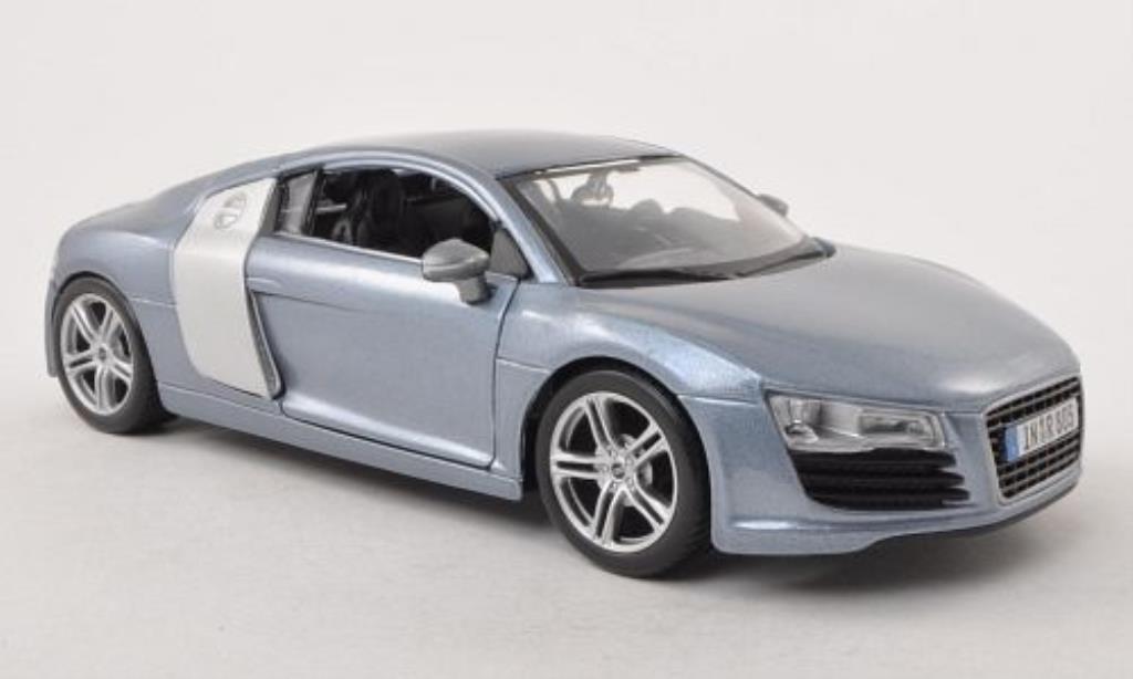 Audi R8 1/24 Maisto grey diecast model cars