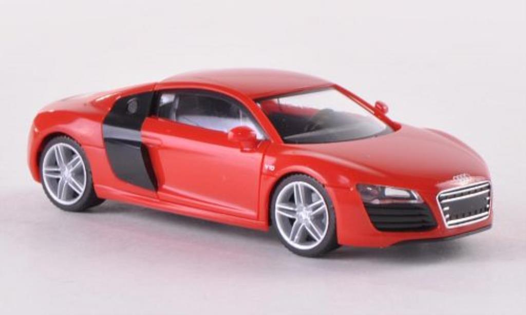 Audi R8 1/87 Herpa red/black Facelift diecast model cars