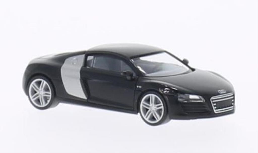 Audi R8 1/87 Herpa black/grey-grey diecast model cars