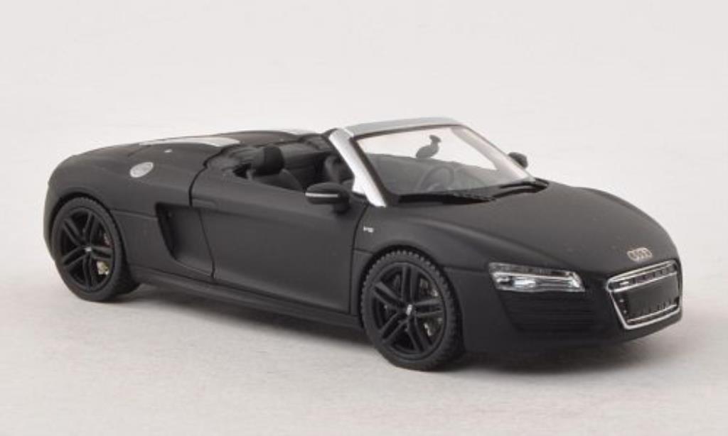 Audi R8 Spyder 1/43 Schuco Spyder matt-black diecast model cars
