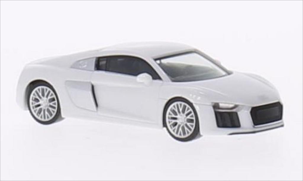 Audi R8 1/87 Herpa V10 white diecast model cars
