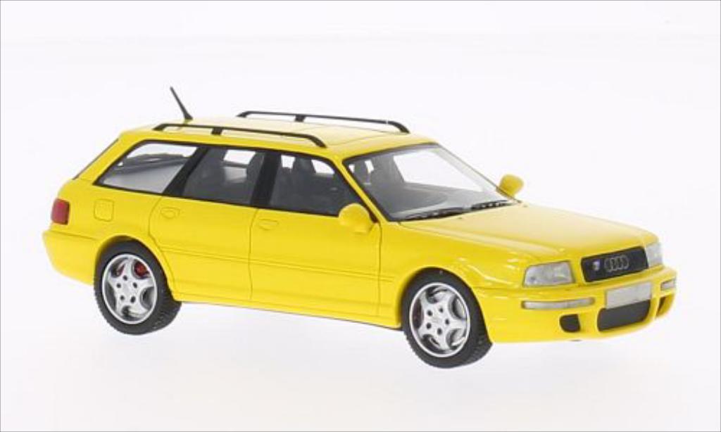 Audi RS2 1/43 Neo Avant yellow 1994 diecast model cars