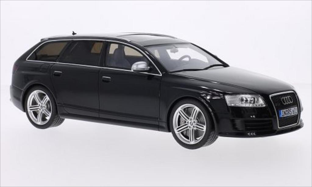 Audi RS6 1/18 Ottomobile Avant (C6) metallic black 2008 diecast model cars