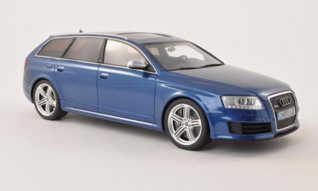 Audi RS6 1/18 Ottomobile (C6) Avant blue 2008 diecast model cars