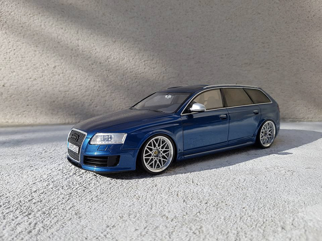 Audi RS6 1/18 Ottomobile C6 Avant V10 TFSI blue diecast model cars
