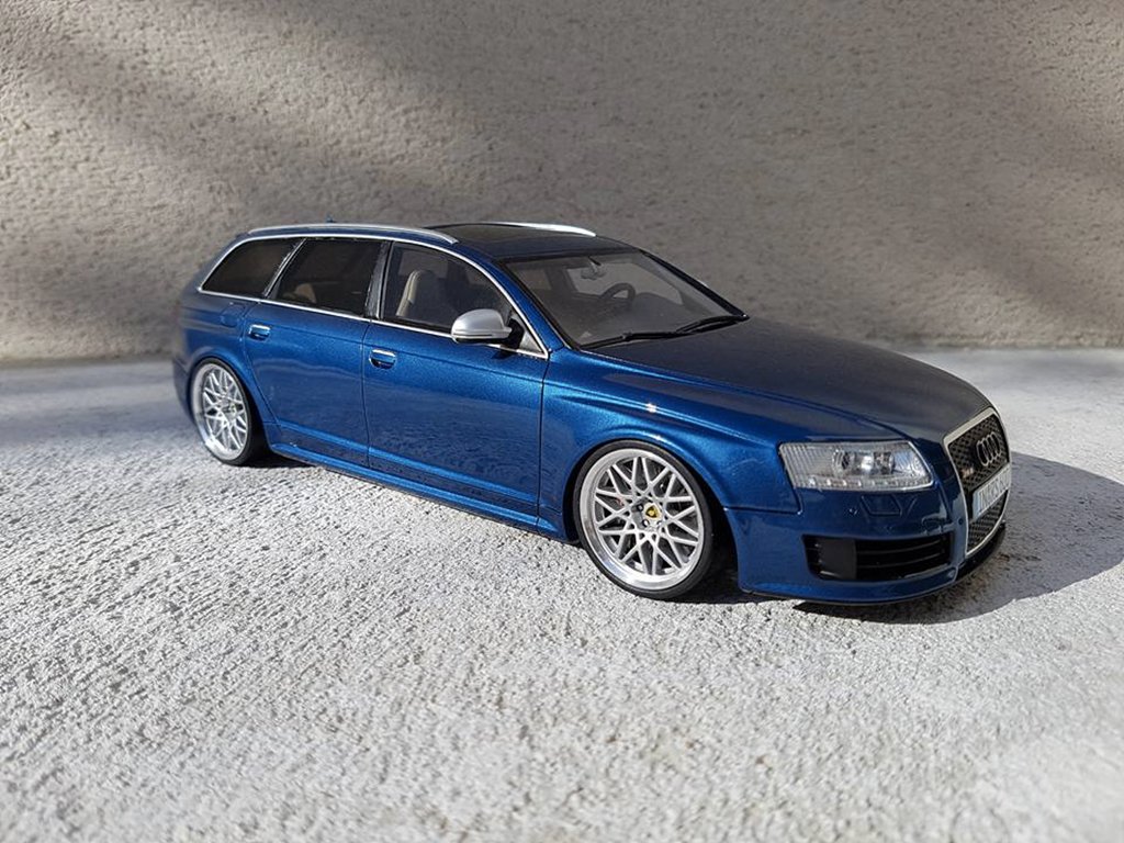 Audi RS6 avant C6 V10 TFSI blue 1/18 Ottomobile