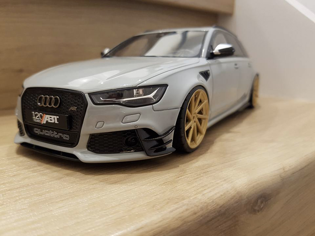 Audi RS6 1/18 GT Spirit R ABT C6 Avant V10 TFSI grey diecast model cars